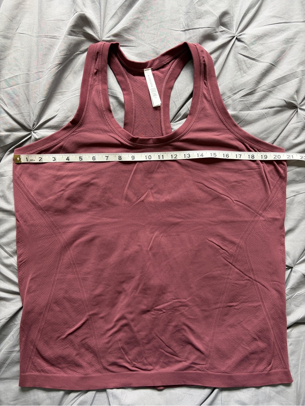 Athleta Burgundy Racerback Performance Tank - Picture 9 of 10